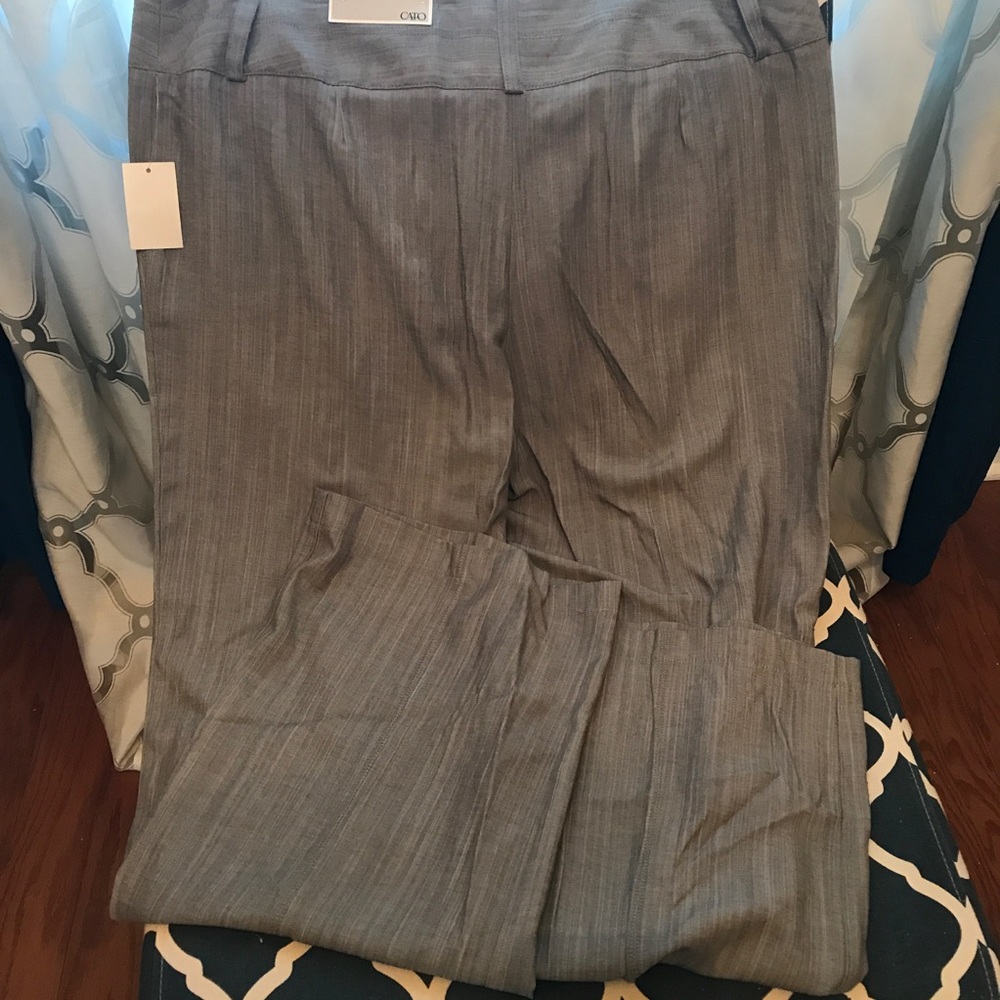 NWT Cato gray trouser pants. Size 18